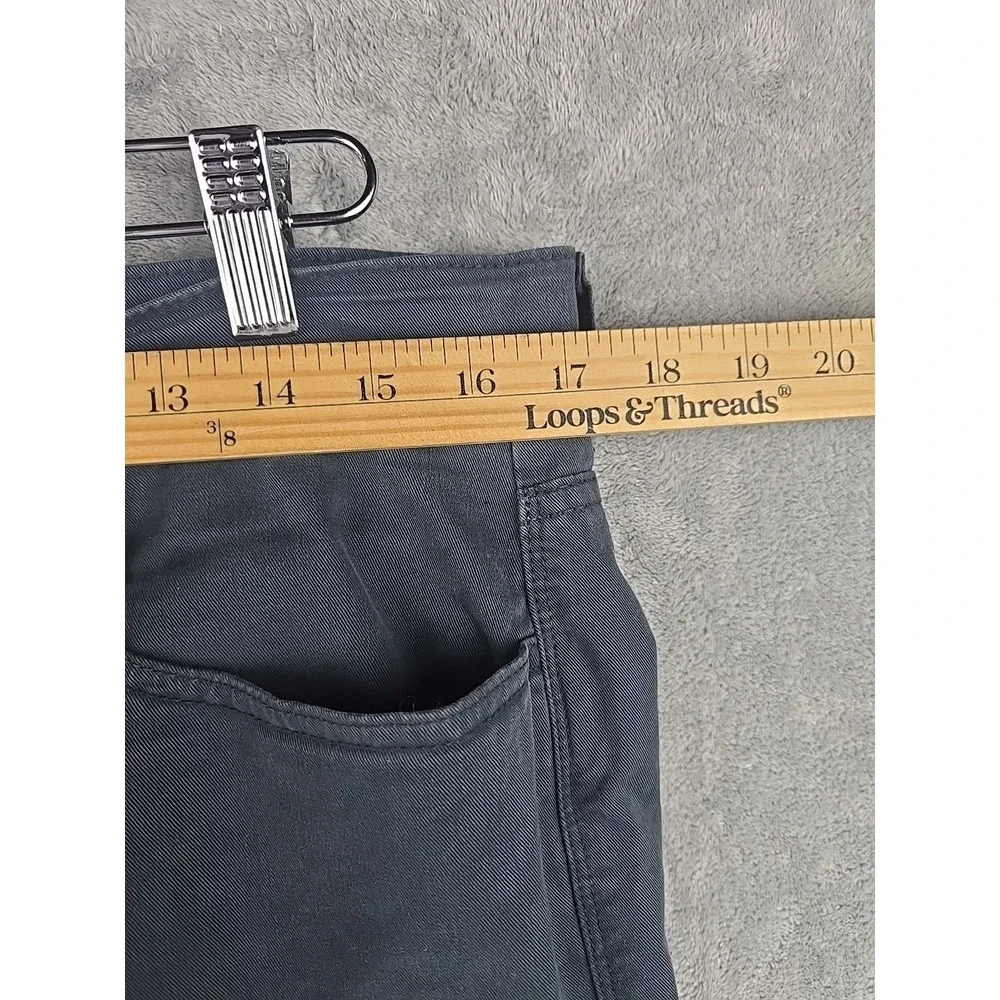 Flint and Tinder 365 Chino Pants Mens Size 34x28 Charcoal Gray Straight‎ Fit